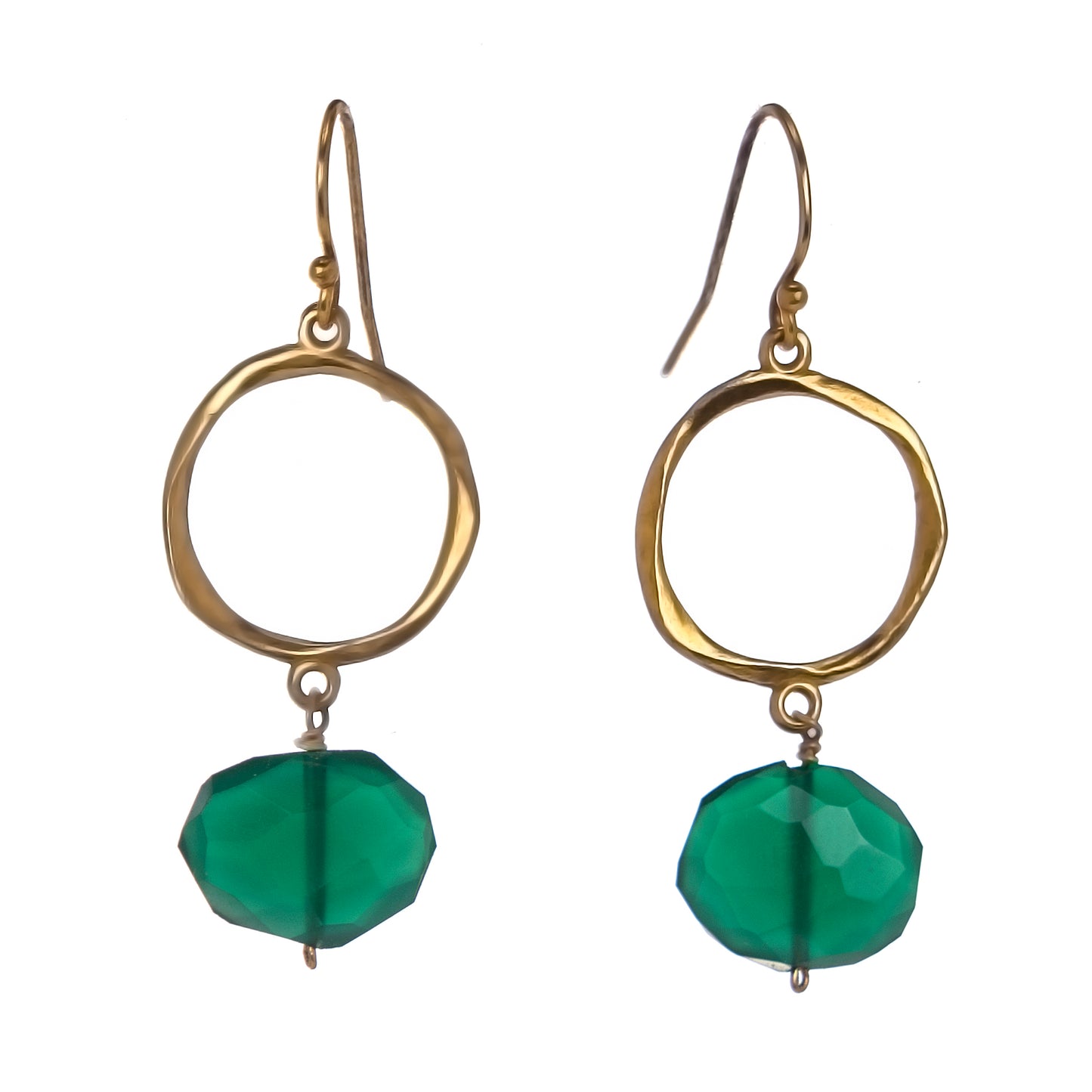 Emerald city earrings