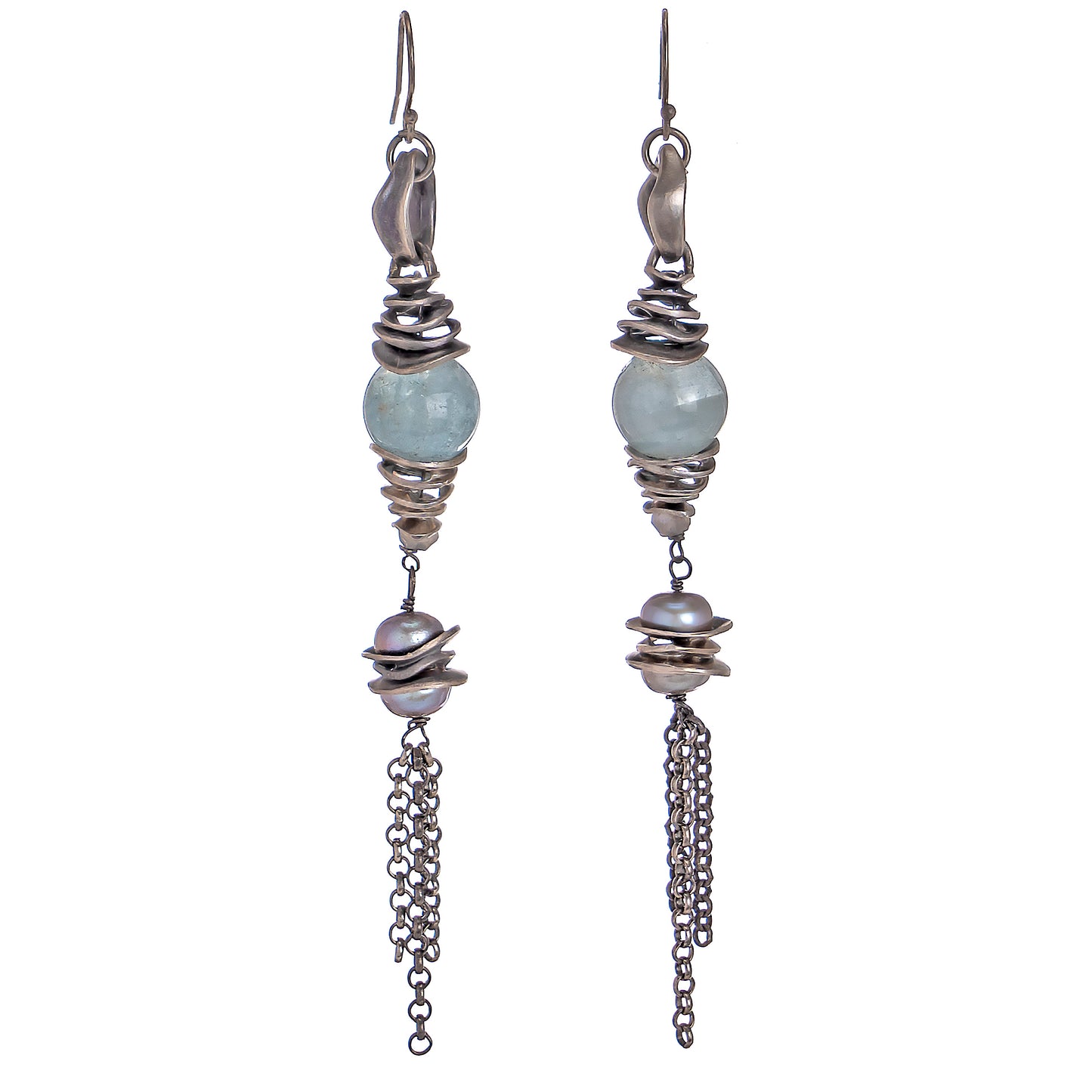 Blue lagoon earrings