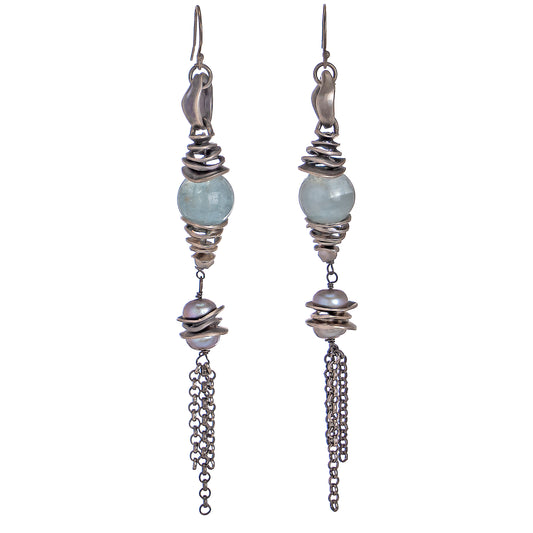 Blue lagoon earrings