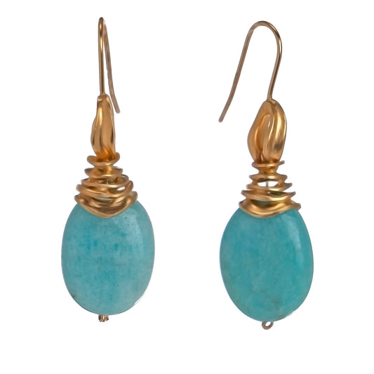 Blue lagoon earrings