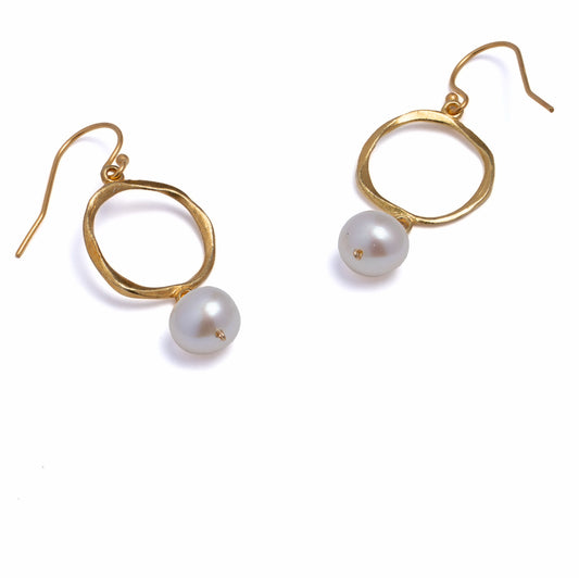 Pearl earrings