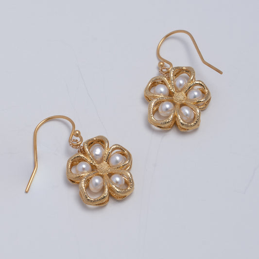 Pearl earrings