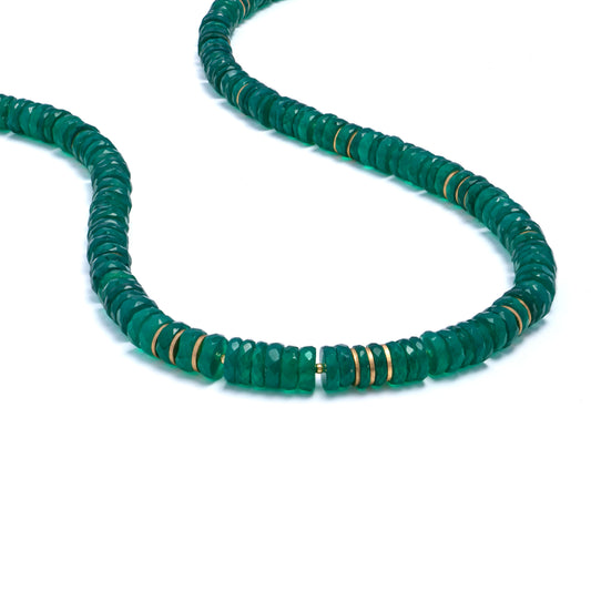 Green onyx necklace