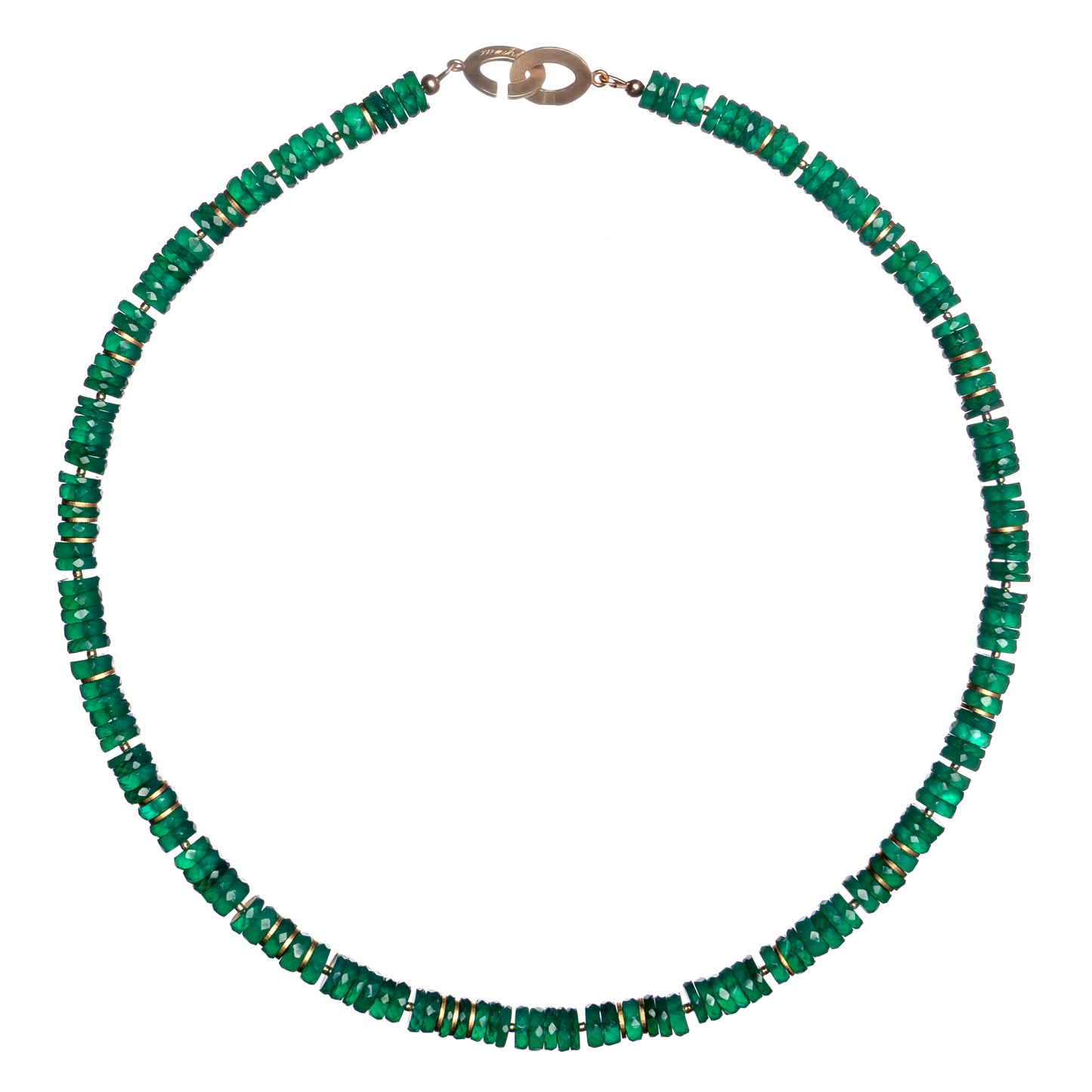 Green onyx necklace