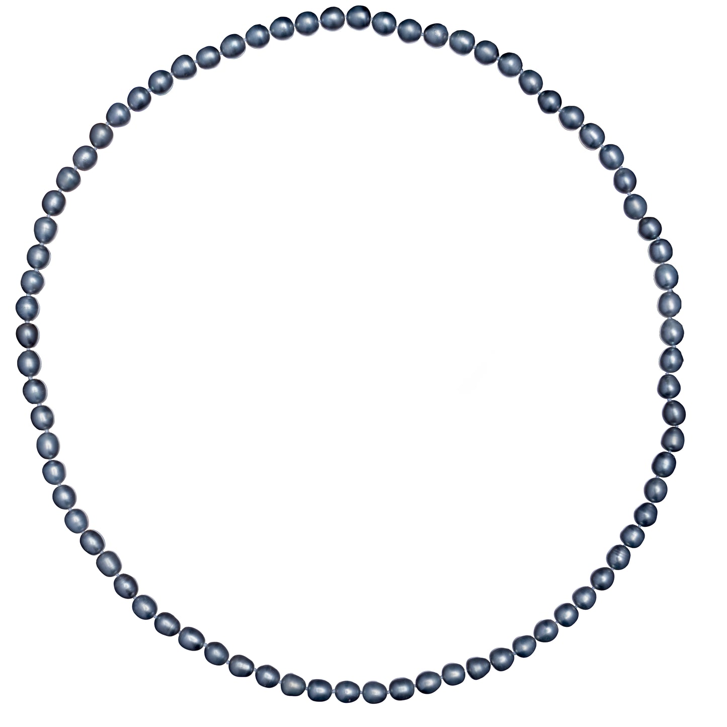 Grey freshwater pearl necklace