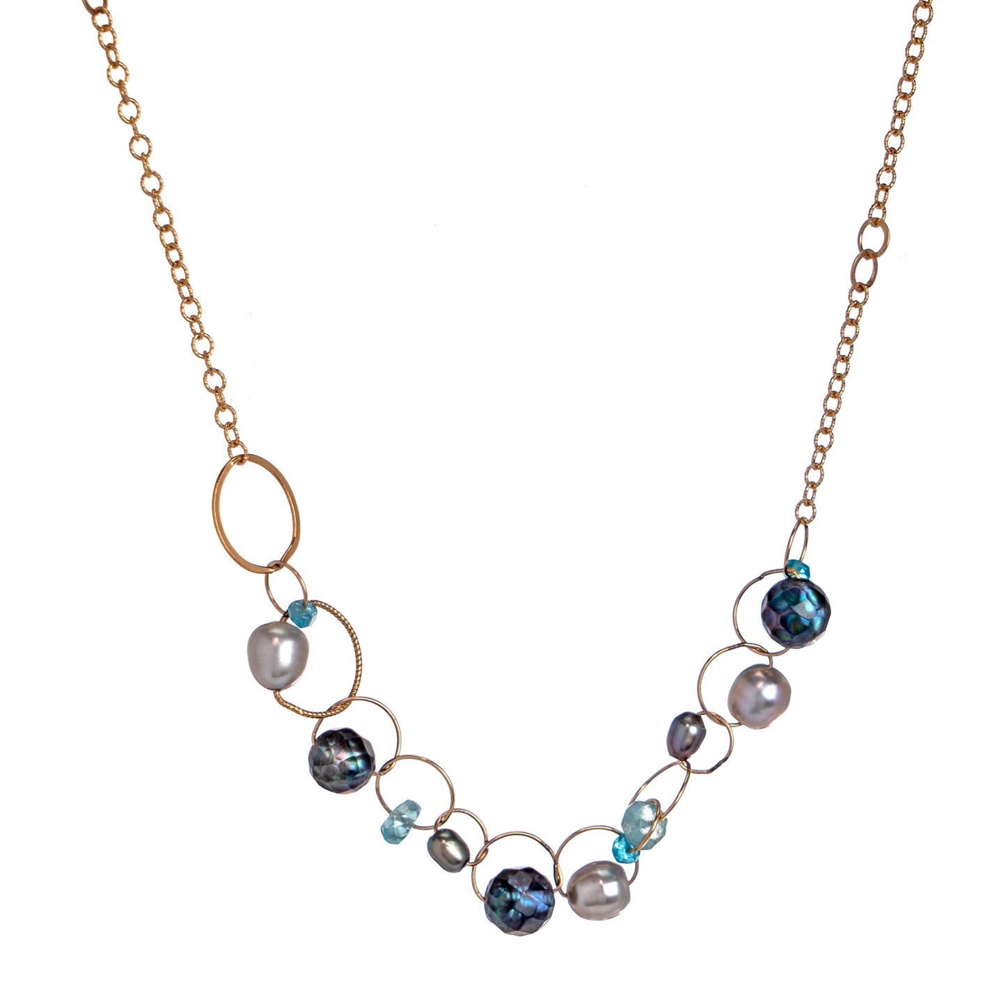 Blue lagoon necklace