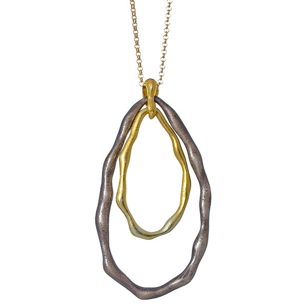 Molten metal necklace