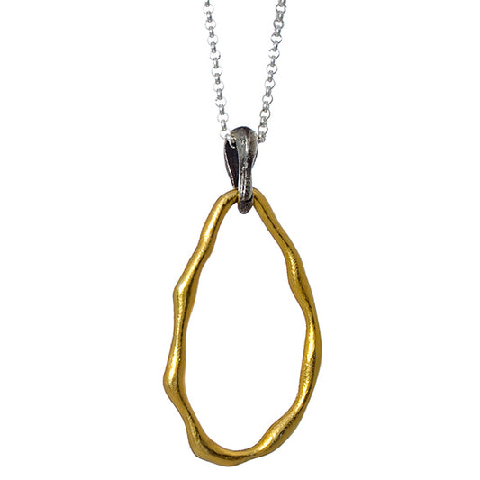 Molten metal necklace