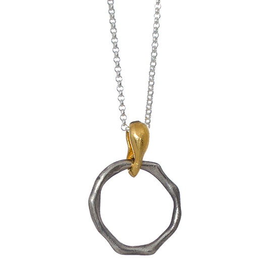 Molten metal necklace