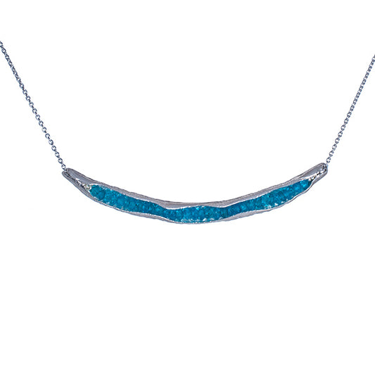 Apatite pod neckplace.