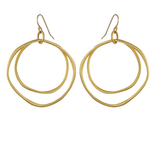 Asymmetrical basics earrings