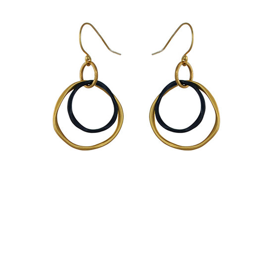 Asymmetrical basics earrings