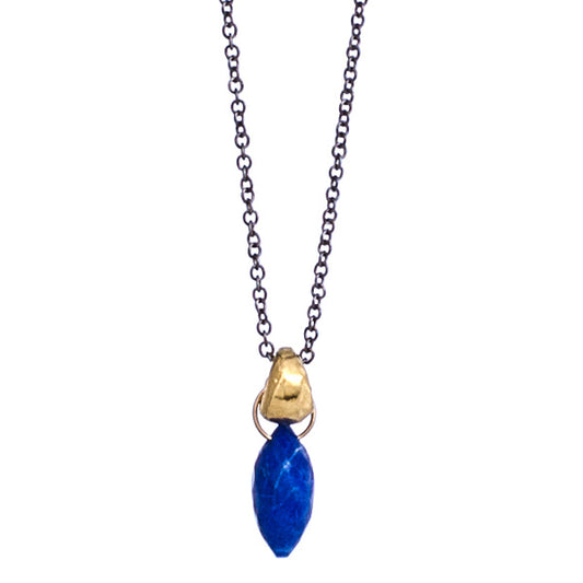 Lapis lazuli necklace.